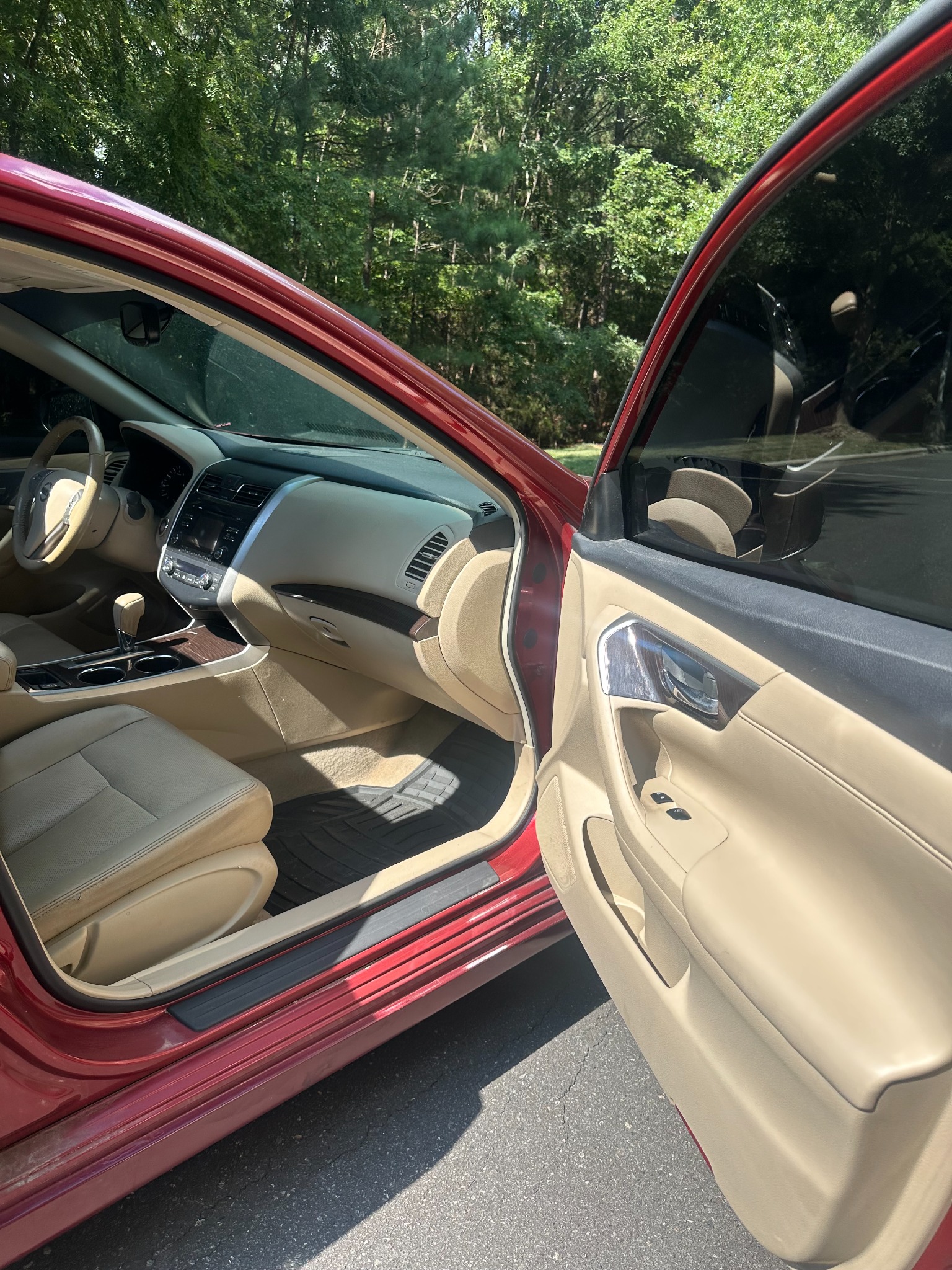 Front leather seats