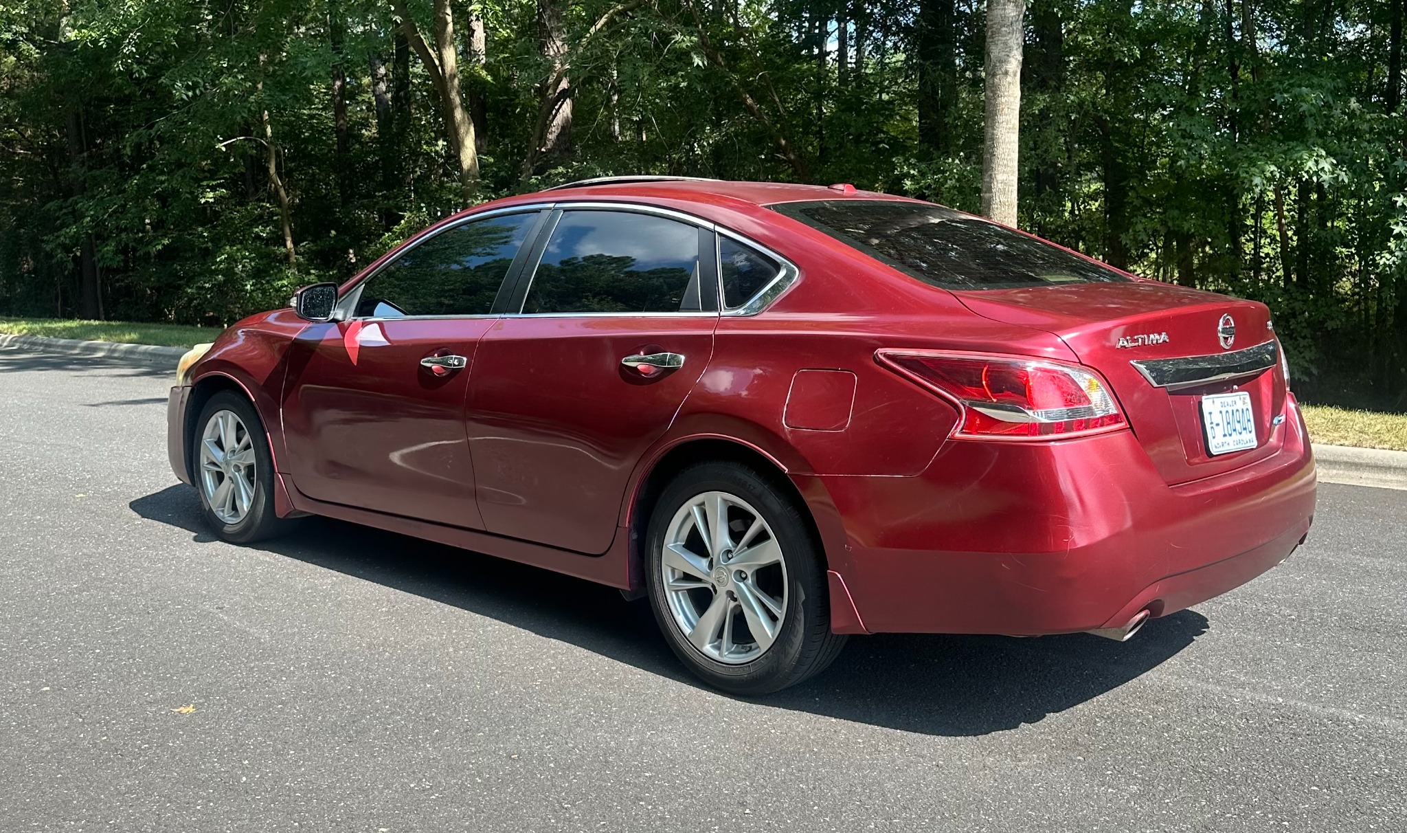 Rear driver-side view