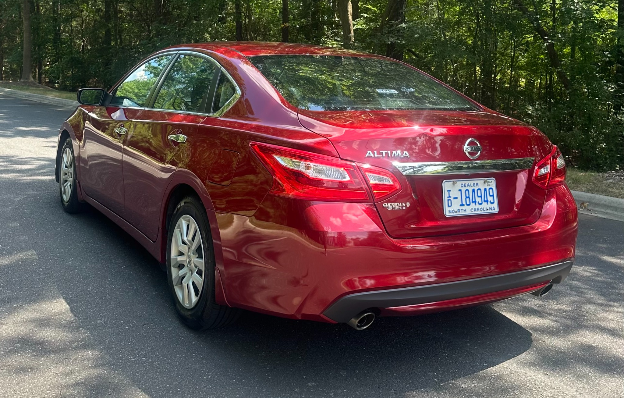 Rear driver-side view