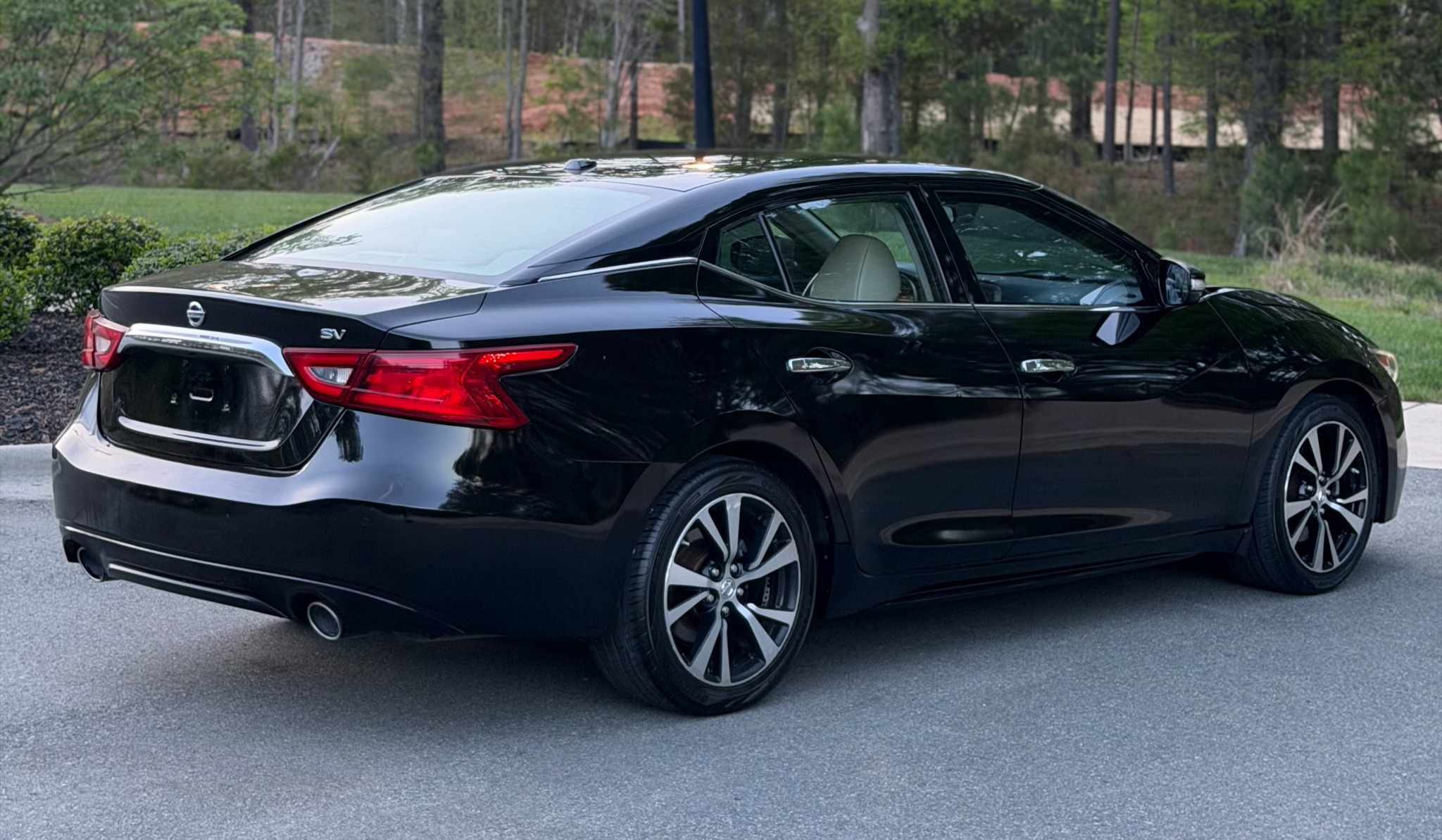 Rear driver-side view
