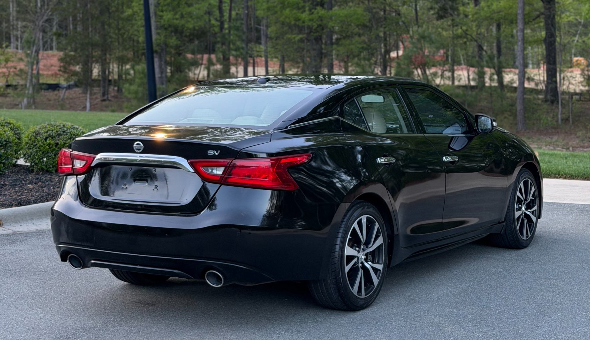 Rear passenger-side view