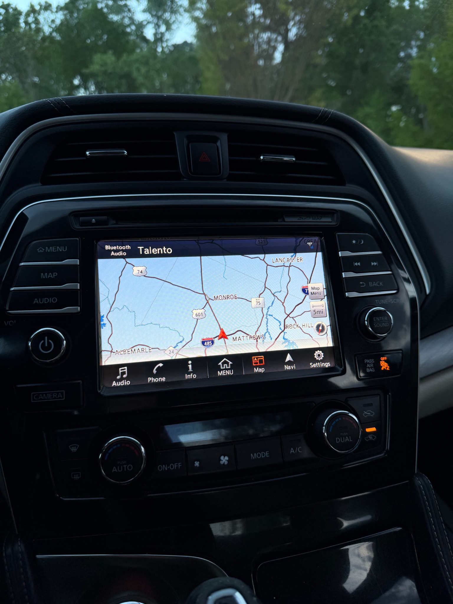 Navigation and audio display